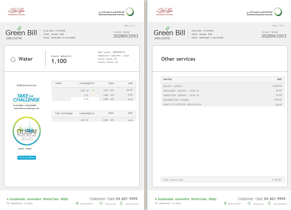  Minol USA business utility bill 